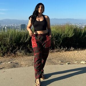 Hand embroidered Guatemalan pants